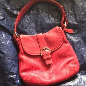 Hot pink Coach purse